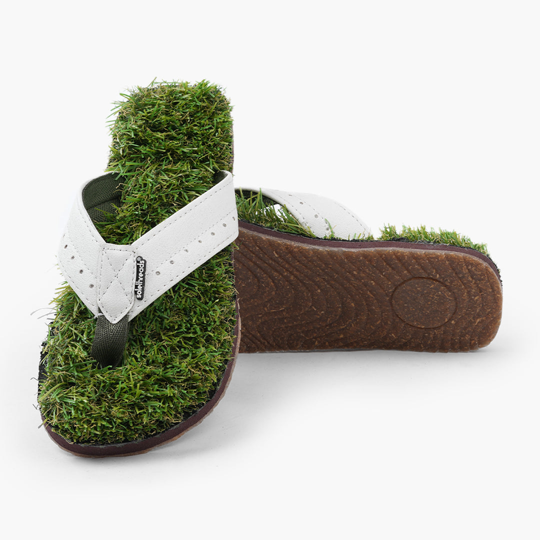 Sole threads grass flip flops on sale