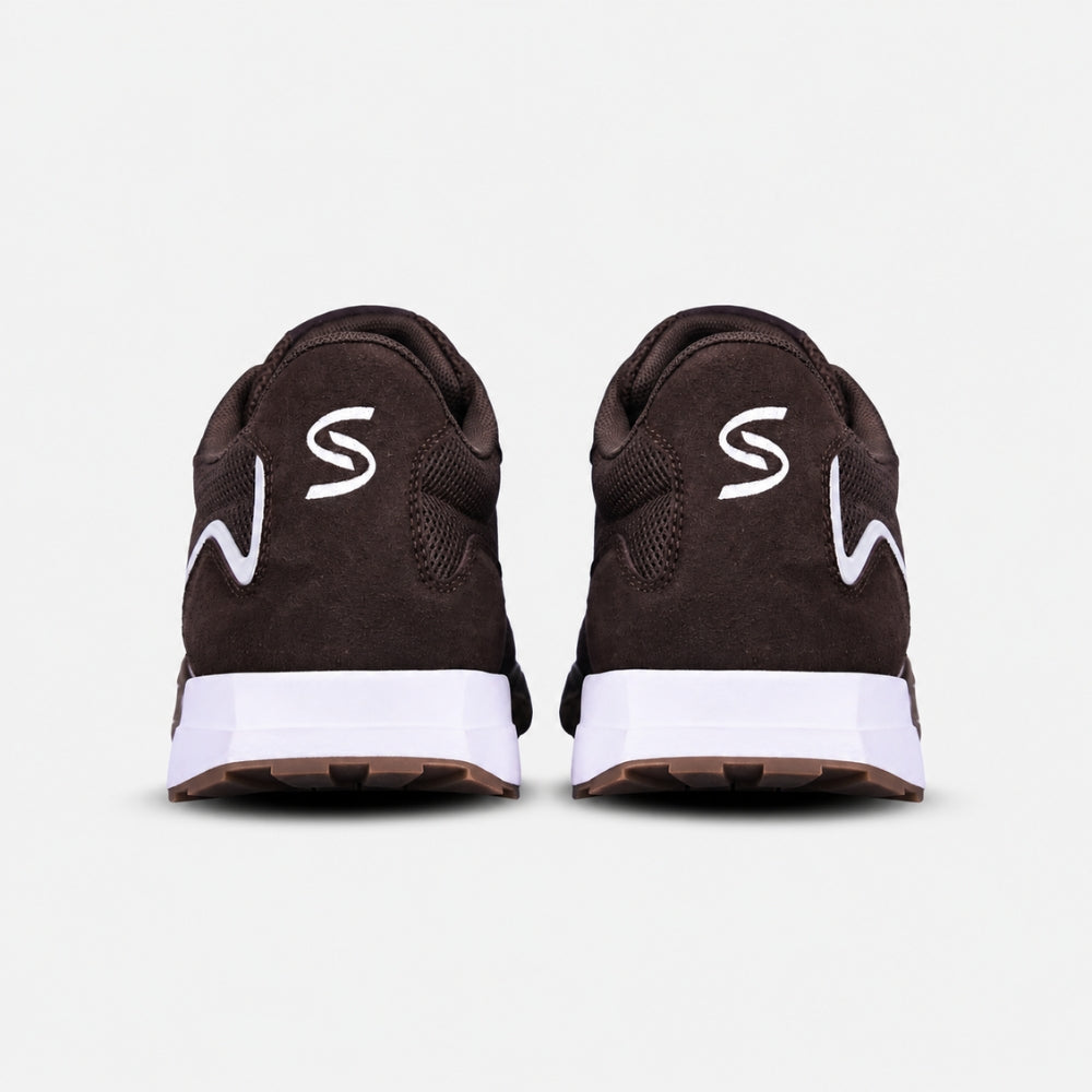 Brown Retro Runner Sneakers | Solethreads
