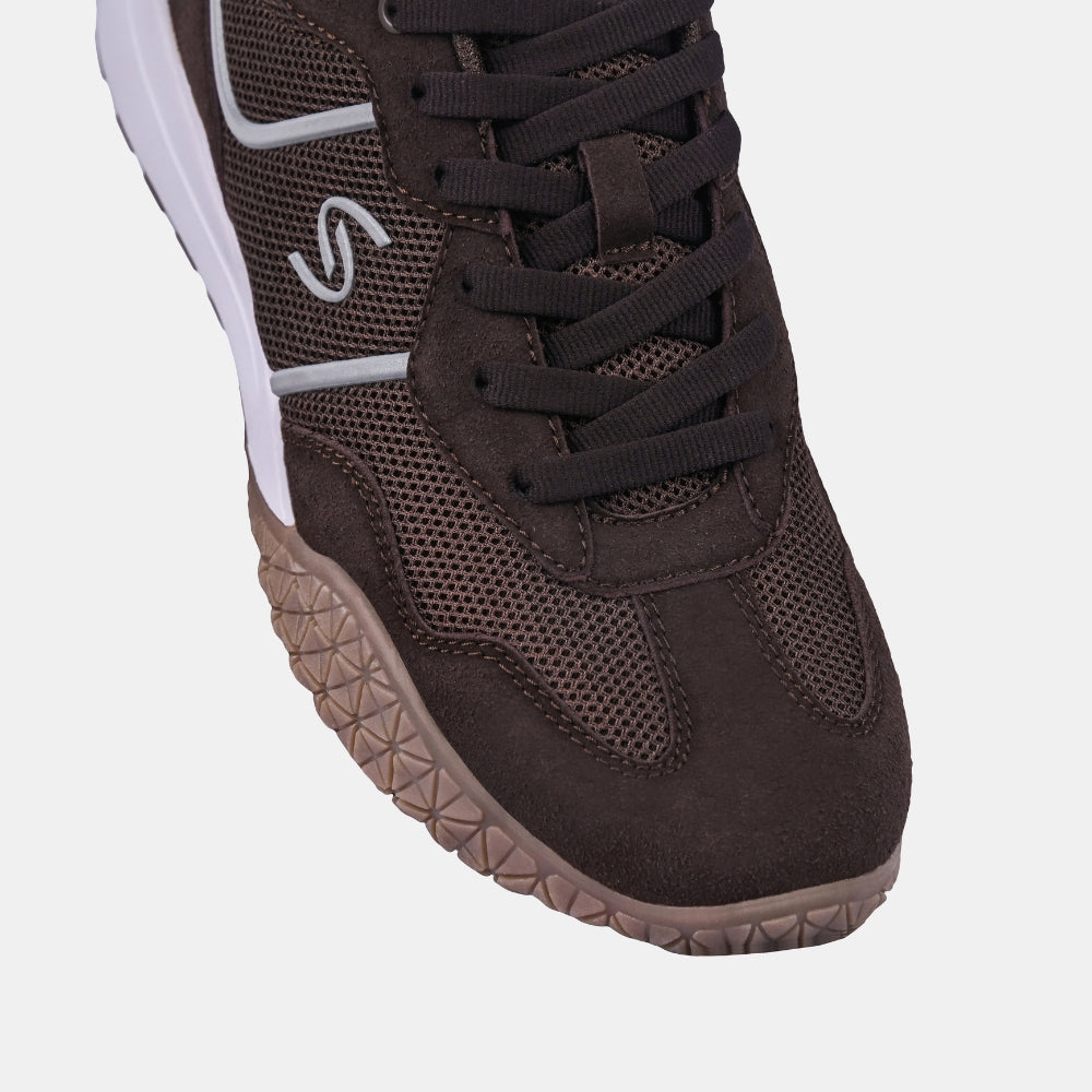 Brown Retro Runner Sneakers | Solethreads