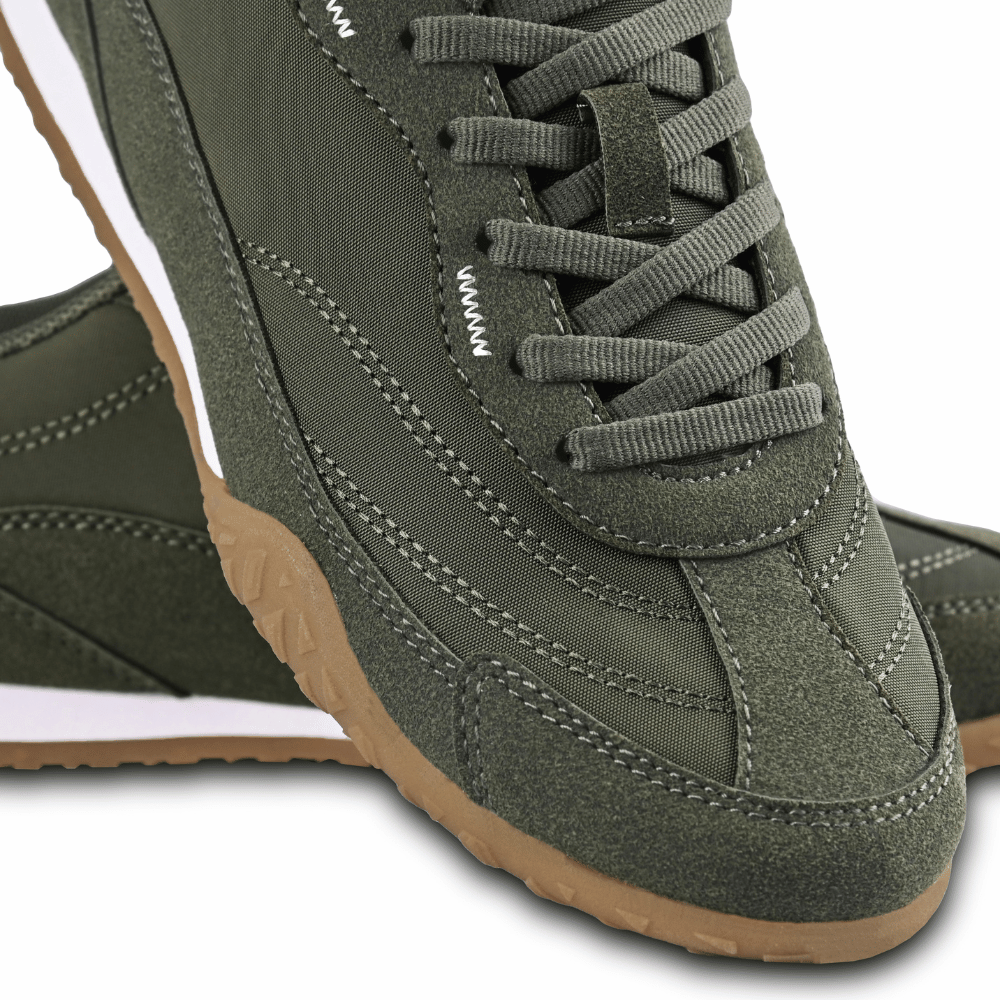 Olive Low-Top Sneakers for Everyday Wear | Solethreads