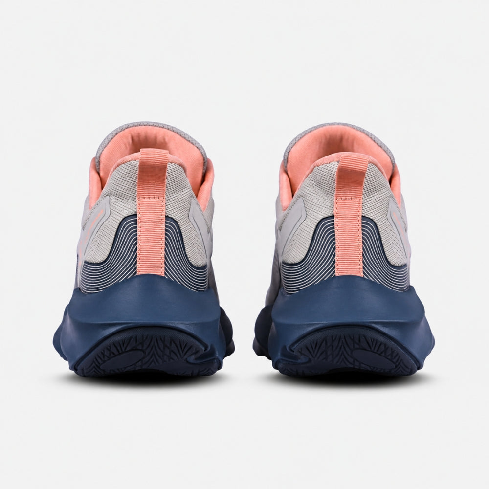 Gray Chunky Running Sneakers | Solethreads