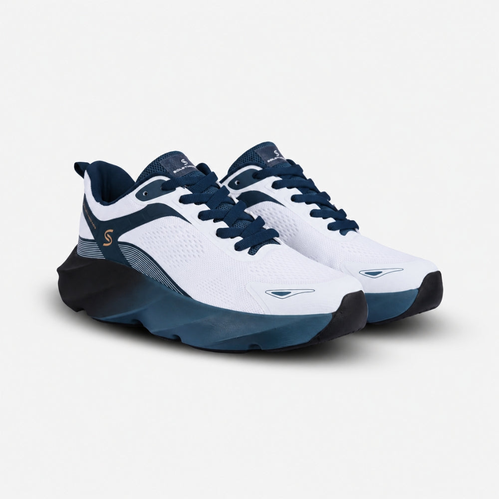 Teal Chunky Running Sneakers | Solethreads