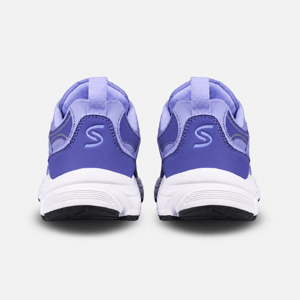 Purple Chunky Retro Sneakers for Women | Solethreads