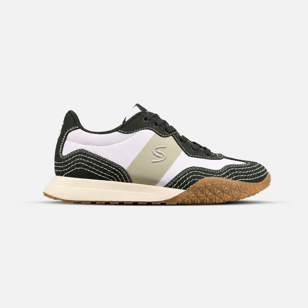 Olive Retro Runner Sneakers | Solethreads