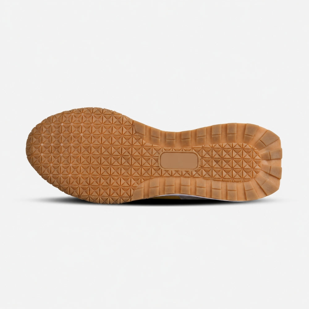 Olive Retro Runner Sneakers | Solethreads
