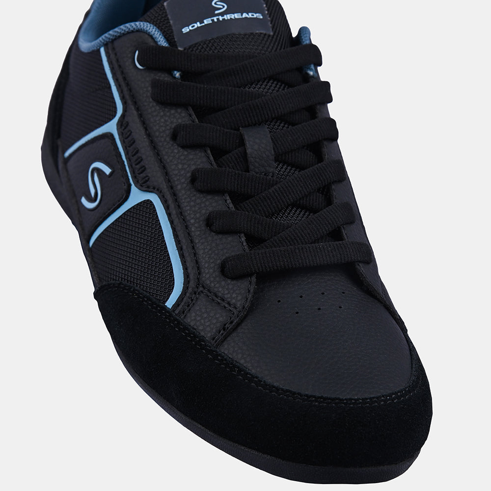 Black Everyday Sneakers | Stylish Footwear | Solethreads