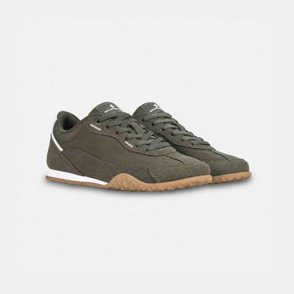 Olive Low-Top Sneakers for Everyday Wear | Solethreads
