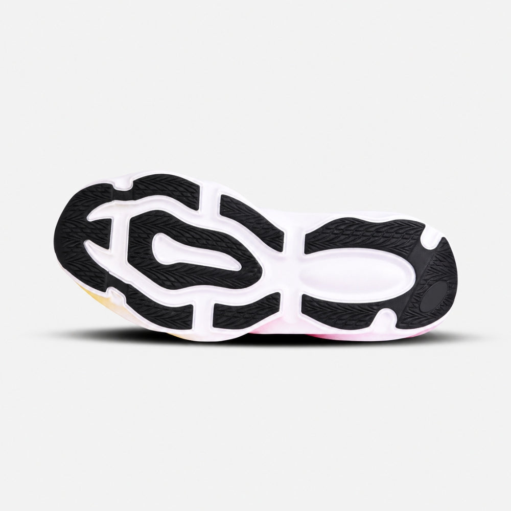 Red Chunky Running Sneakers | Solethreads