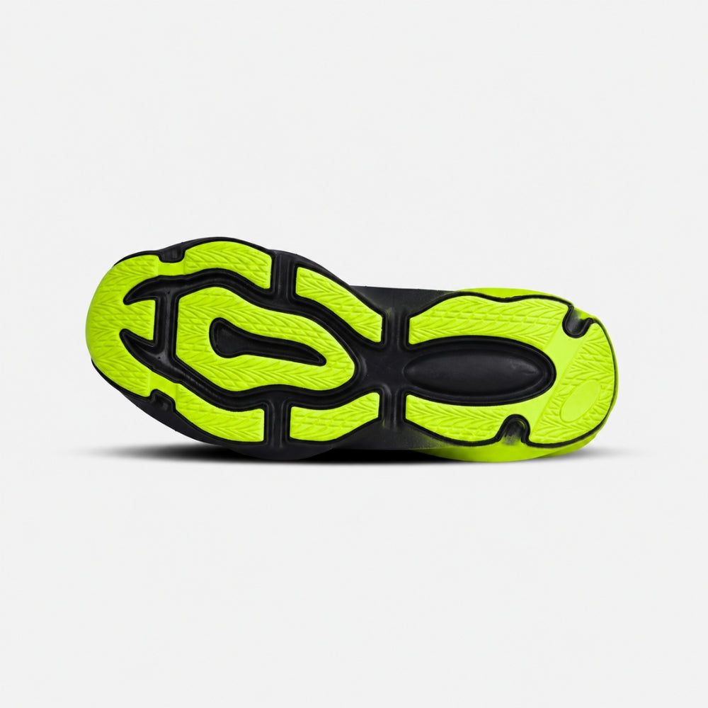 Yellow Chunky Running Sneakers | Solethreads